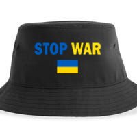 Support Ukraine Flag Stop War Sustainable Bucket Hat