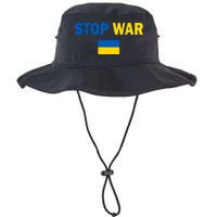 Support Ukraine Flag Stop War Legacy Cool Fit Booney Bucket Hat