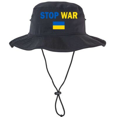 Support Ukraine Flag Stop War Legacy Cool Fit Booney Bucket Hat