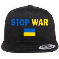 Support Ukraine Flag Stop War Flatbill Hat