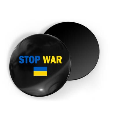 Support Ukraine Flag Stop War Magnet