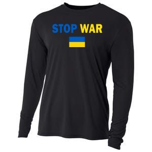 Support Ukraine Flag Stop War Cooling Performance Long Sleeve Crew