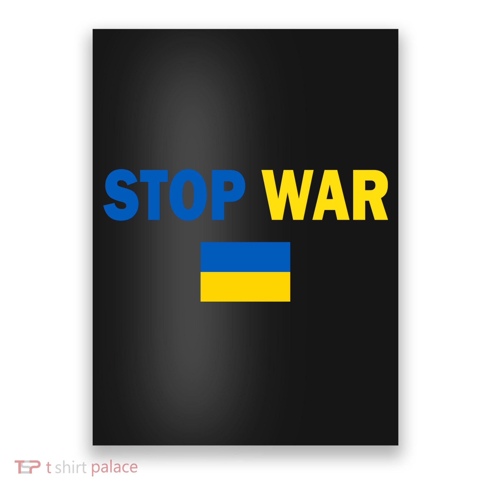 Support Ukraine Flag Stop War Poster