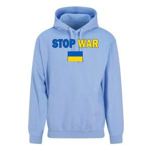 Support Ukraine Flag Stop War Unisex Surf Hoodie