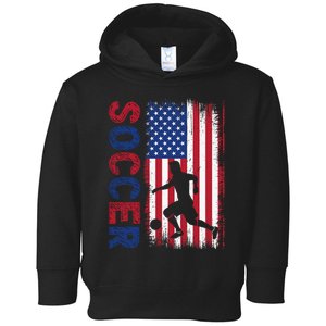 Soccer usa flag for soccer lover Toddler Hoodie