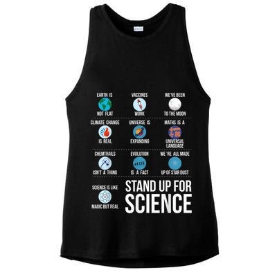 Stand Up For Science Ladies PosiCharge Tri-Blend Wicking Tank