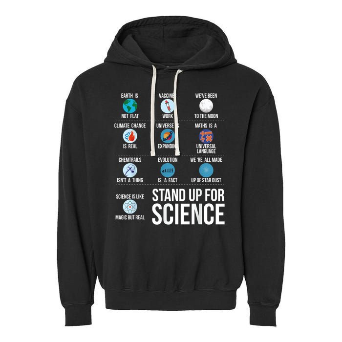 Stand Up For Science Garment-Dyed Fleece Hoodie