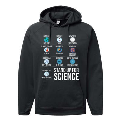 Stand Up For Science Performance Fleece Hoodie