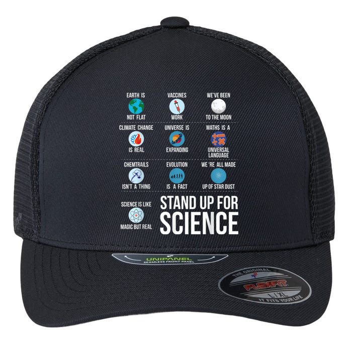 Stand Up For Science Flexfit Unipanel Trucker Cap