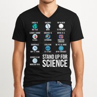 Stand Up For Science V-Neck T-Shirt