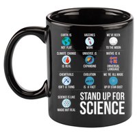 Stand Up For Science 11oz C Handle Ceramic Mug