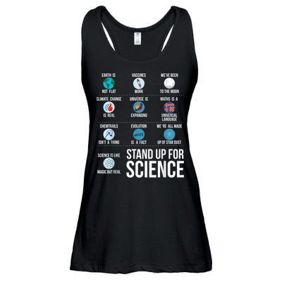 Stand Up For Science Ladies Essential Flowy Tank