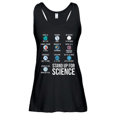 Stand Up For Science Ladies Essential Flowy Tank