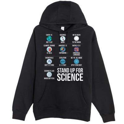 Stand Up For Science Premium Pullover Hoodie