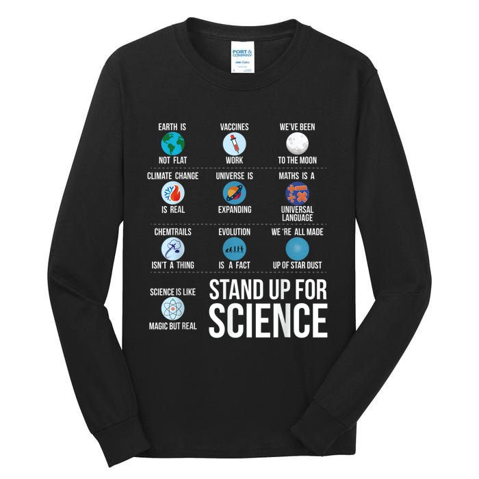 Stand Up For Science Tall Long Sleeve T-Shirt