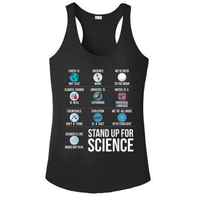 Stand Up For Science Ladies PosiCharge Competitor Racerback Tank