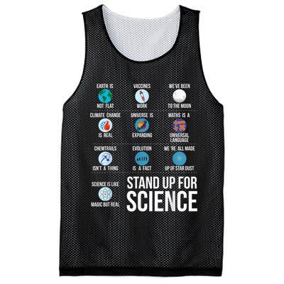 Stand Up For Science Mesh Reversible Basketball Jersey Tank