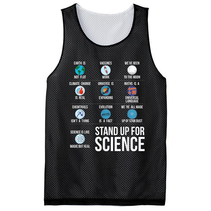 Stand Up For Science Mesh Reversible Basketball Jersey Tank