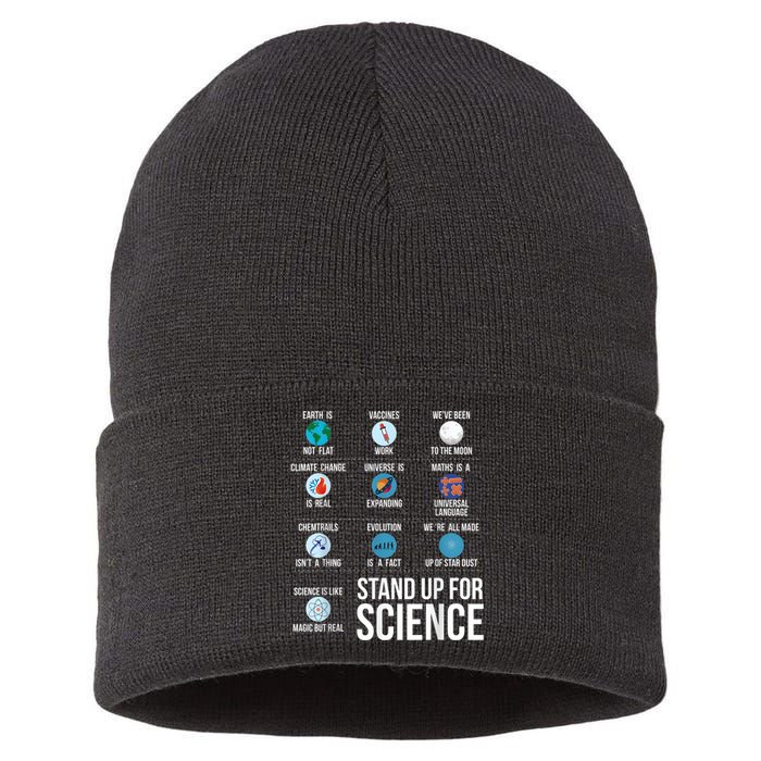 Stand Up For Science Sustainable Knit Beanie