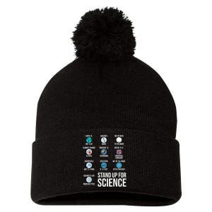 Stand Up For Science Pom Pom 12in Knit Beanie