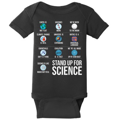 Stand Up For Science Baby Bodysuit