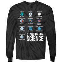 Stand Up For Science Tie-Dye Long Sleeve Shirt