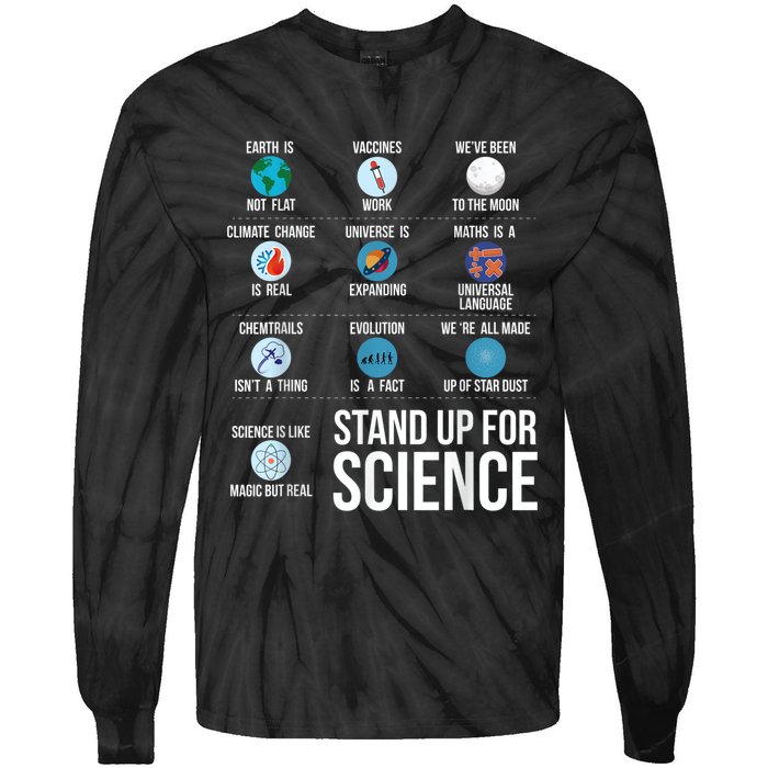 Stand Up For Science Tie-Dye Long Sleeve Shirt