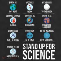 Stand Up For Science Trucker Hat