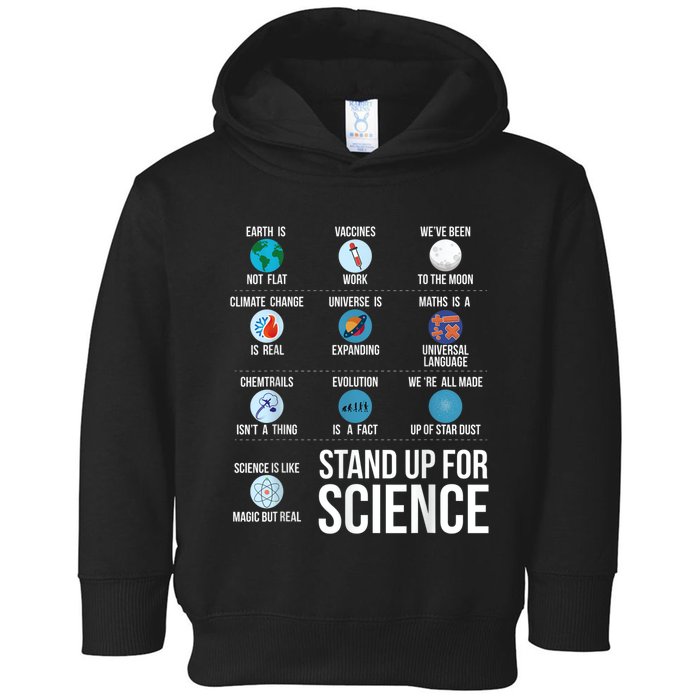 Stand Up For Science Toddler Hoodie