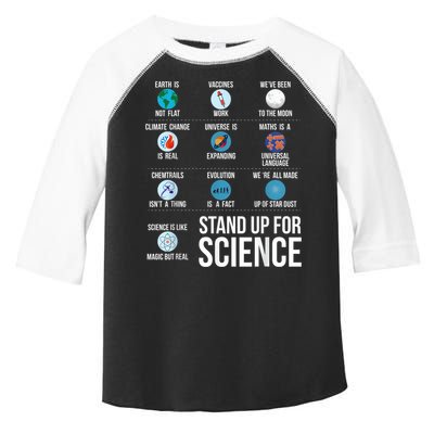 Stand Up For Science Toddler Fine Jersey T-Shirt