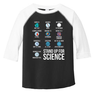 Stand Up For Science Toddler Fine Jersey T-Shirt