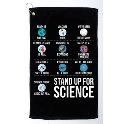 Stand Up For Science Golf Towel