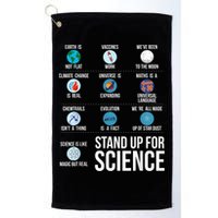 Stand Up For Science Golf Towel