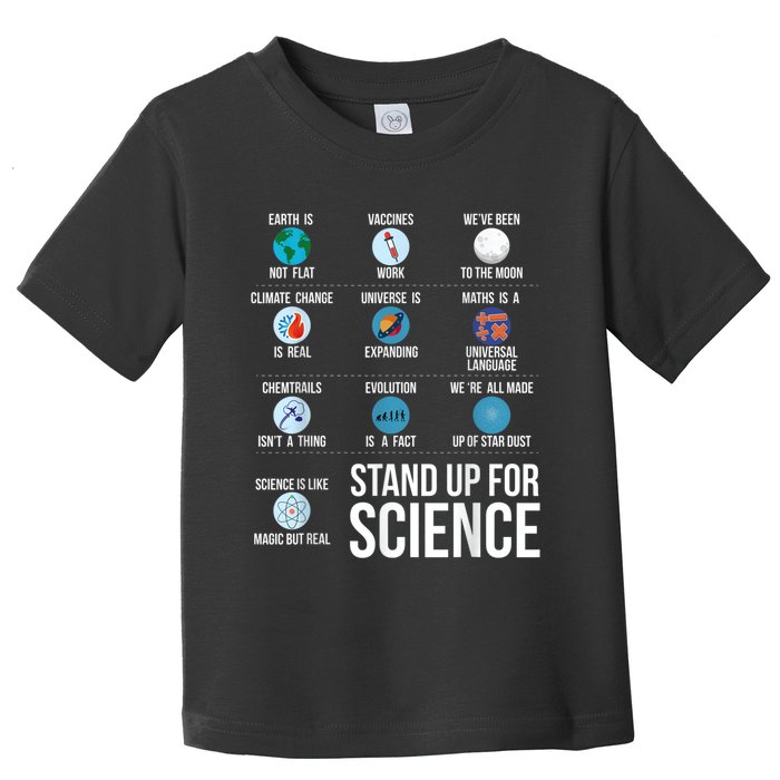 Stand Up For Science Toddler T-Shirt