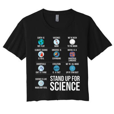 Stand Up For Science Crop Top