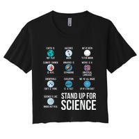 Stand Up For Science Women's Crop Top Tee