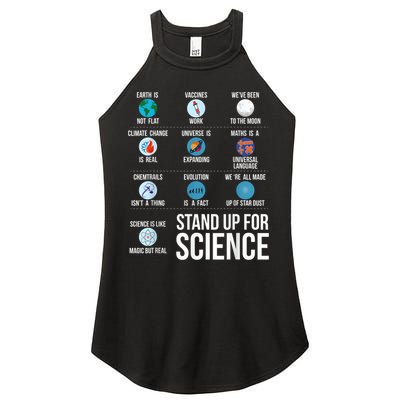 Stand Up For Science Women's Perfect Tri Rocker Tank