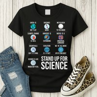 Stand Up For Science Womens T-Shirt