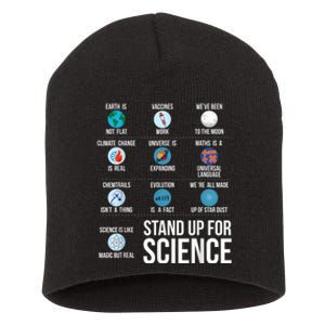 Stand Up For Science Short Acrylic Beanie