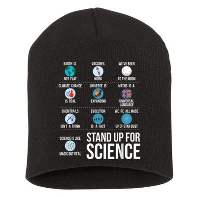 Stand Up For Science Short Acrylic Beanie