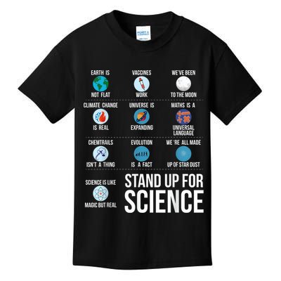 Stand Up For Science Kids T-Shirt