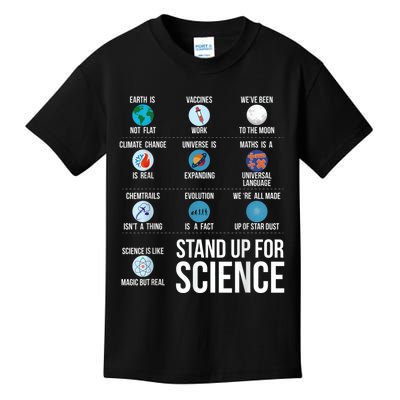 Stand Up For Science Kids T-Shirt