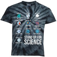 Stand Up For Science Kids Tie-Dye T-Shirt