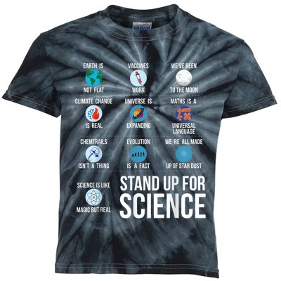 Stand Up For Science Kids Tie-Dye T-Shirt