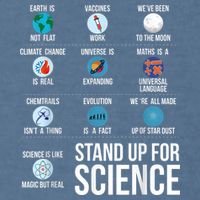 Stand Up For Science Garment-Dyed Sweatshirt