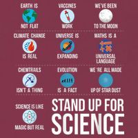 Stand Up For Science 16oz Travel Tumbler