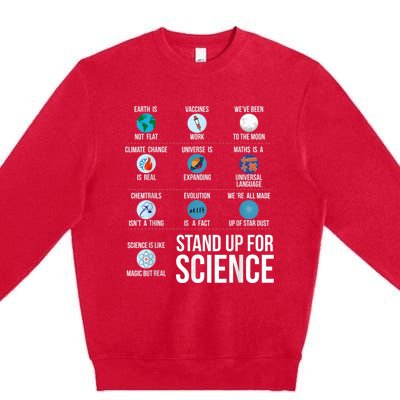 Stand Up For Science Premium Crewneck Sweatshirt