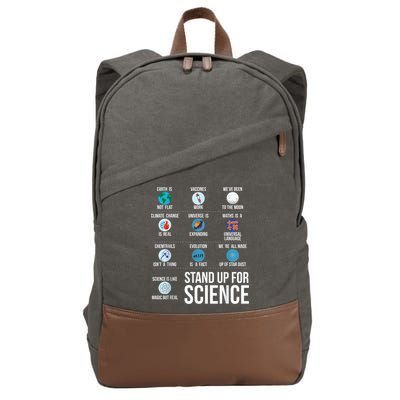 Stand Up For Science Cotton Canvas Backpack