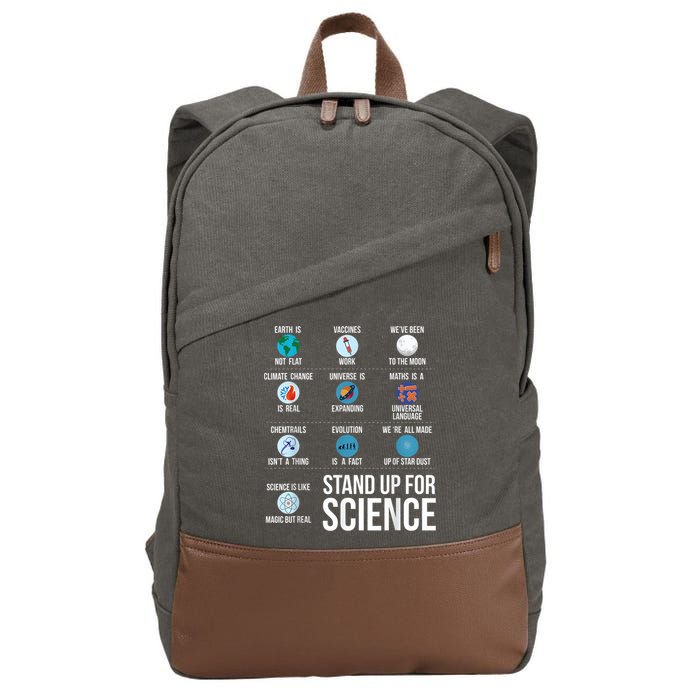 Stand Up For Science Cotton Canvas Backpack