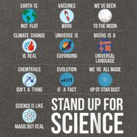 Stand Up For Science Cotton Canvas Backpack